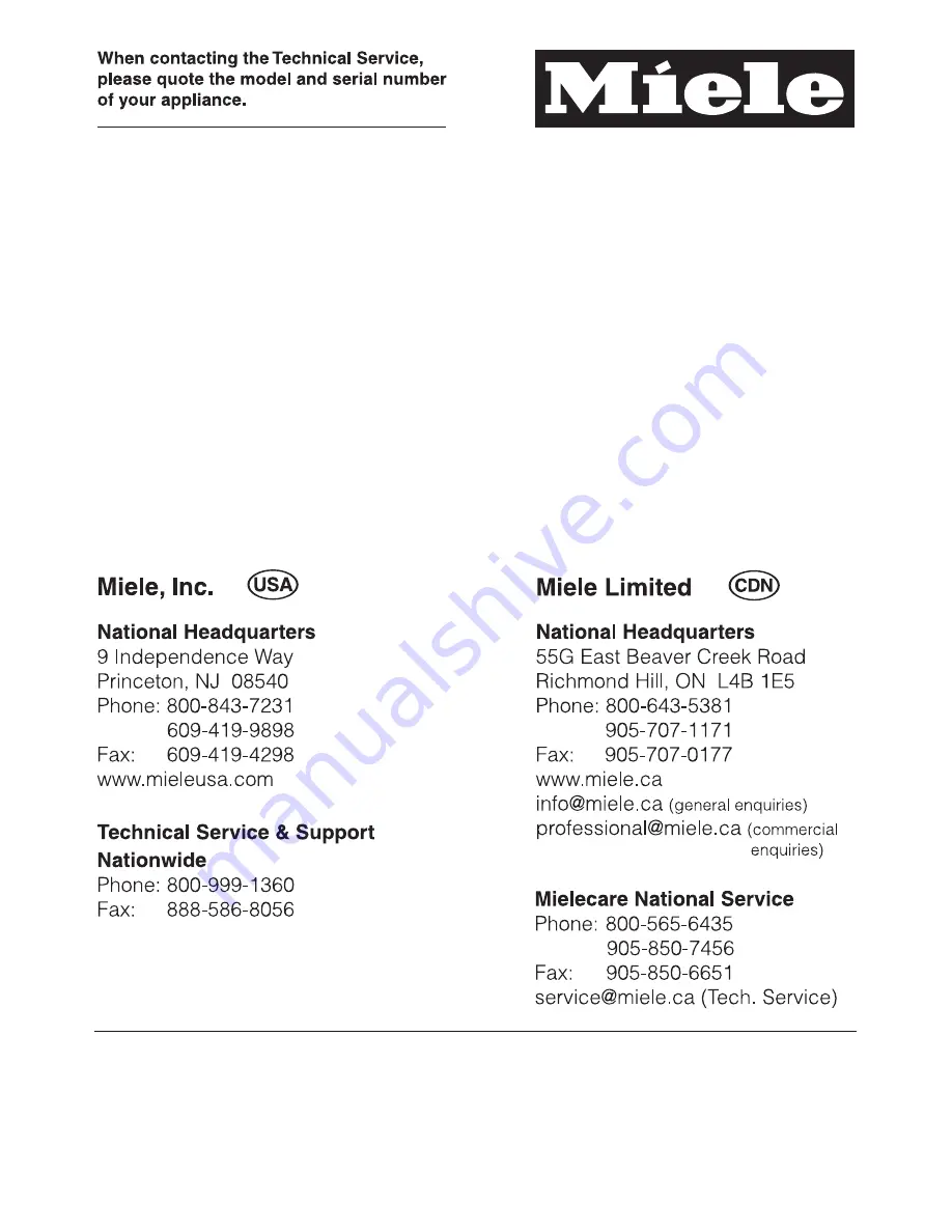 Miele Km 424 Operating Instructions Manual Download Page 24