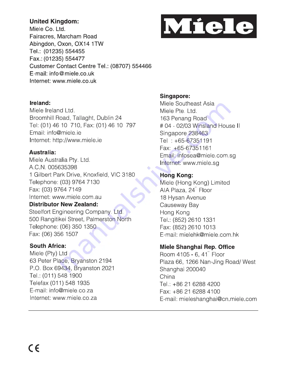 Miele KM 5731 Operating And Installation Instruction Download Page 72