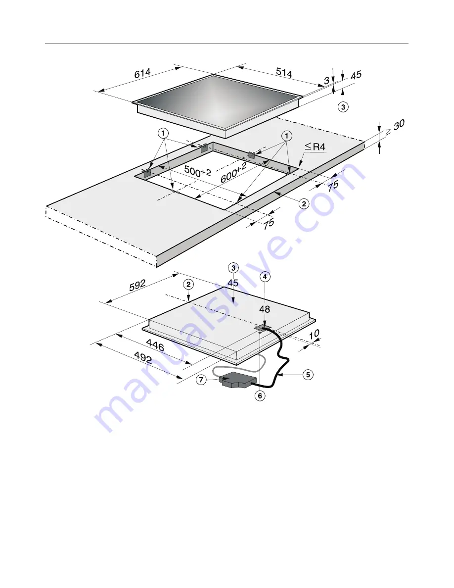 Miele KM 6208 Operating And Installation Instructions Download Page 63