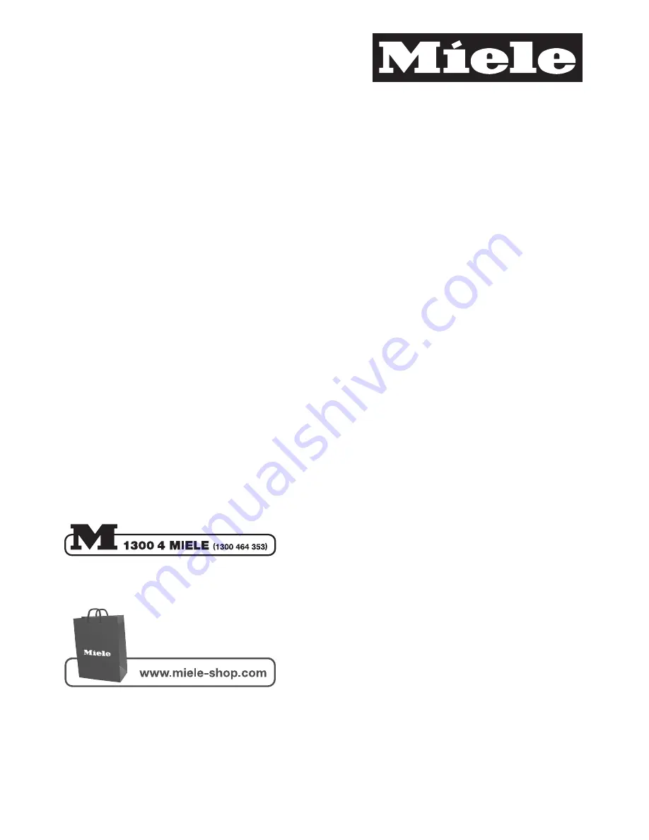 Miele KM 6208 Operating And Installation Instructions Download Page 71