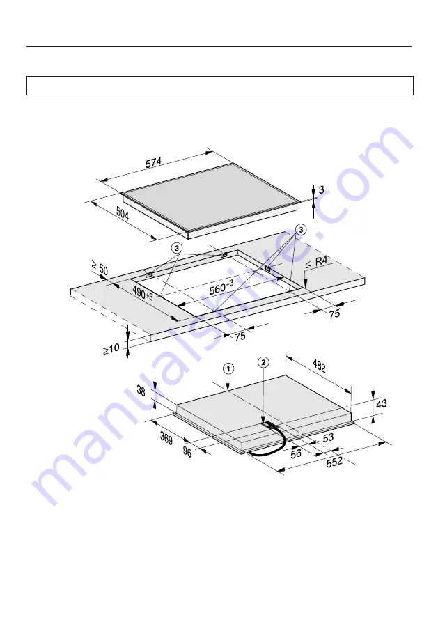 Miele KM 6520 FR Installation Manual Download Page 7