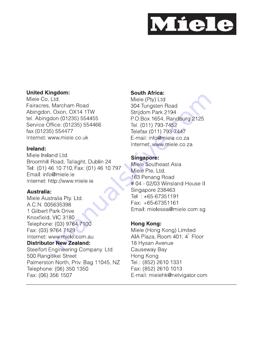 Miele KWF 7510 SNE ed 3 Operating And Installation Manual Download Page 44