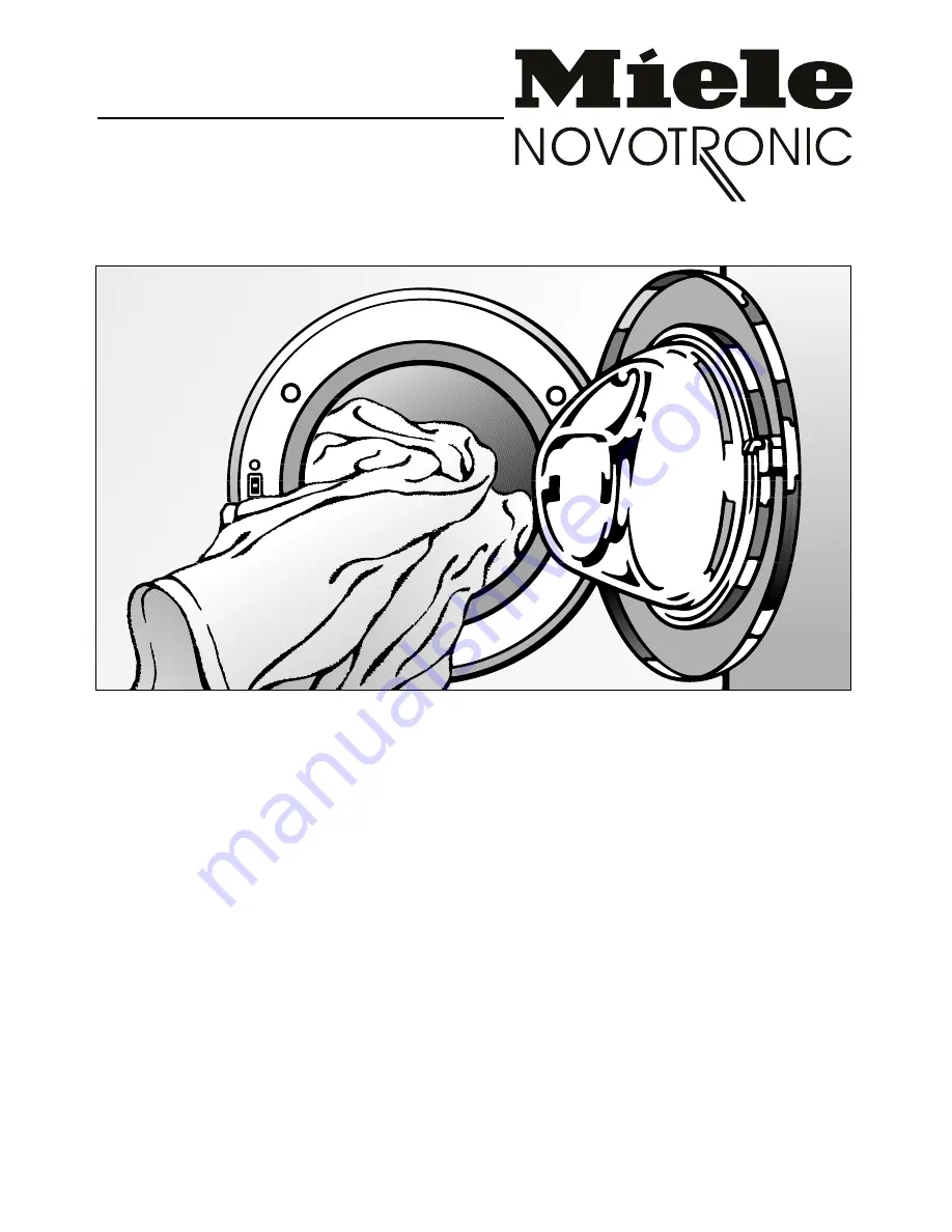 Miele Novotronic Premier Plus Operating Instructions Manual Download Page 1