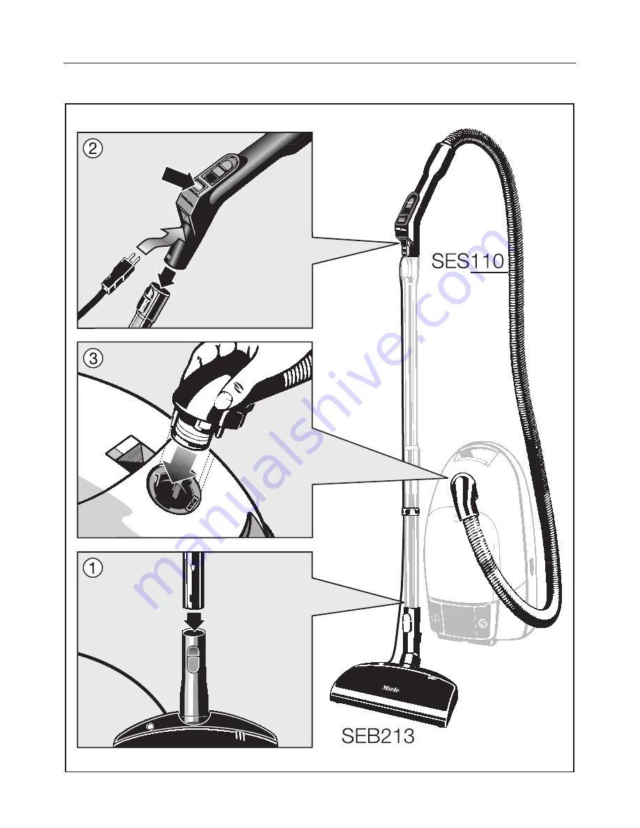 Miele Powerbrush SEB 213 Operating Instructions Manual Download Page 14