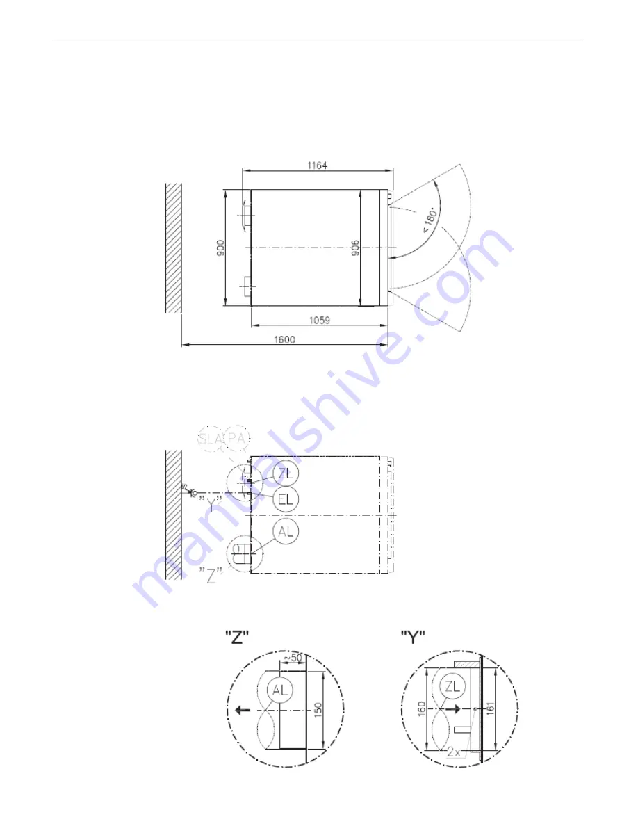 Miele PT 8407 EL Installations Plan Download Page 8