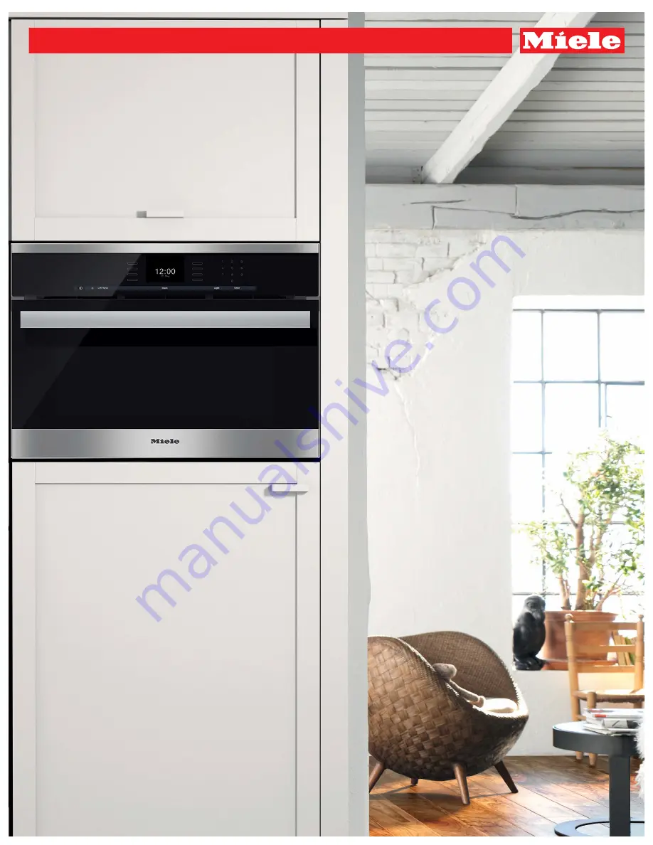 Miele PureLine DGC 6600 XL Installation Manual Download Page 1