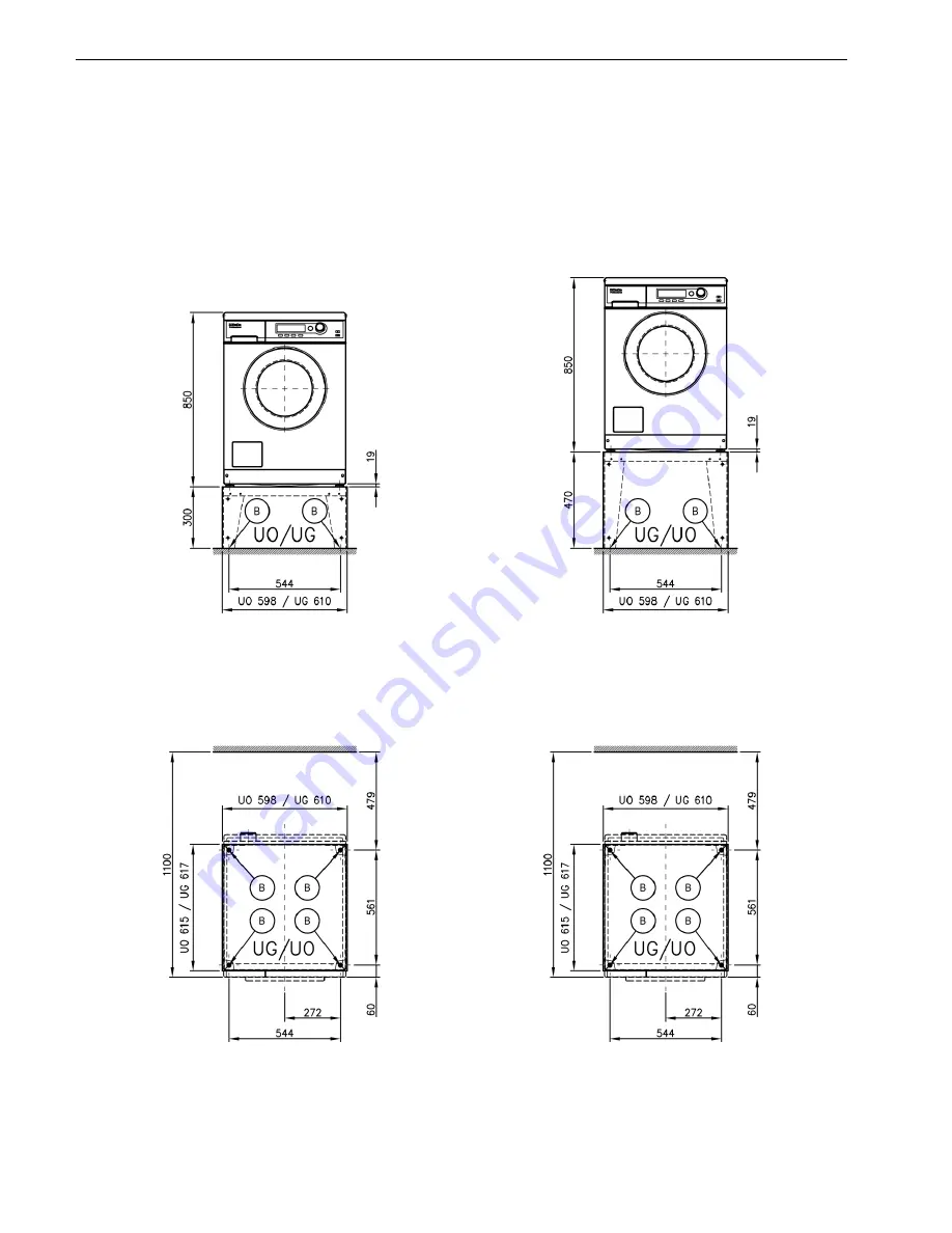 Miele PW 6055 AV Installations Plan Download Page 10