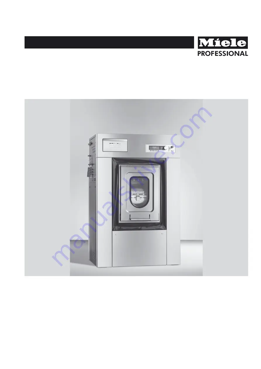 Miele PW 6163 Operating Instructions Manual Download Page 1