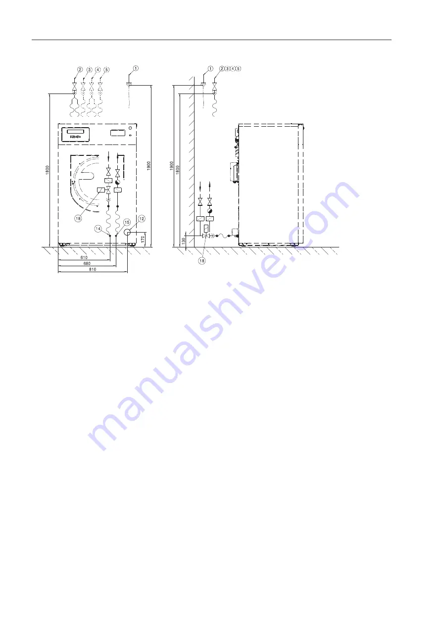 Miele PWM 916 SD Installations Plan Download Page 14