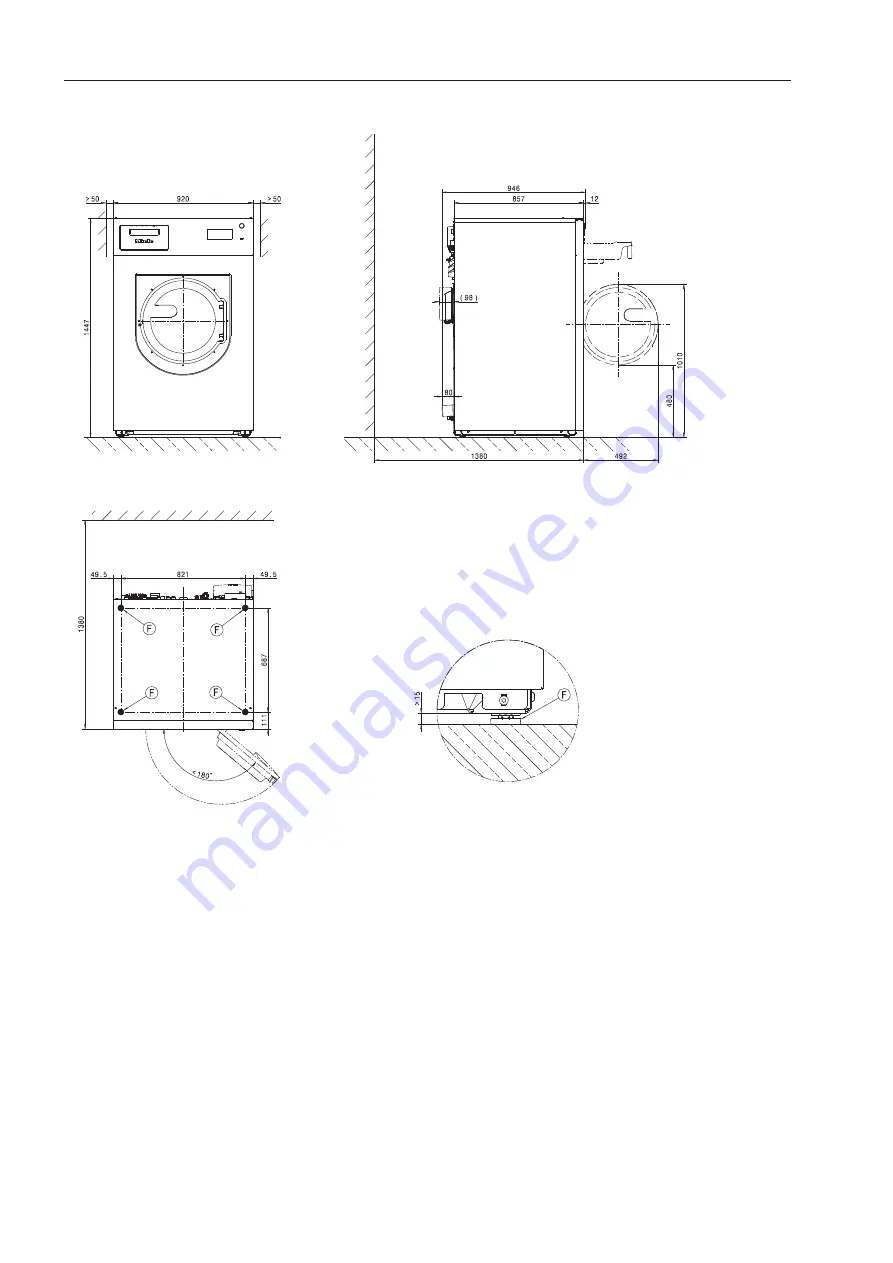 Miele PWM 920 EL Installations Plan Download Page 18