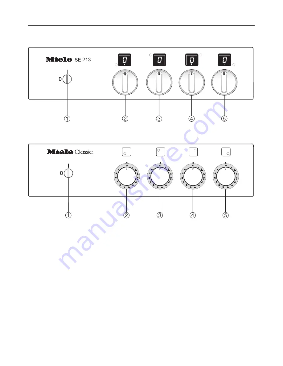 Miele SE 213 Operating Instructions Manual Download Page 3