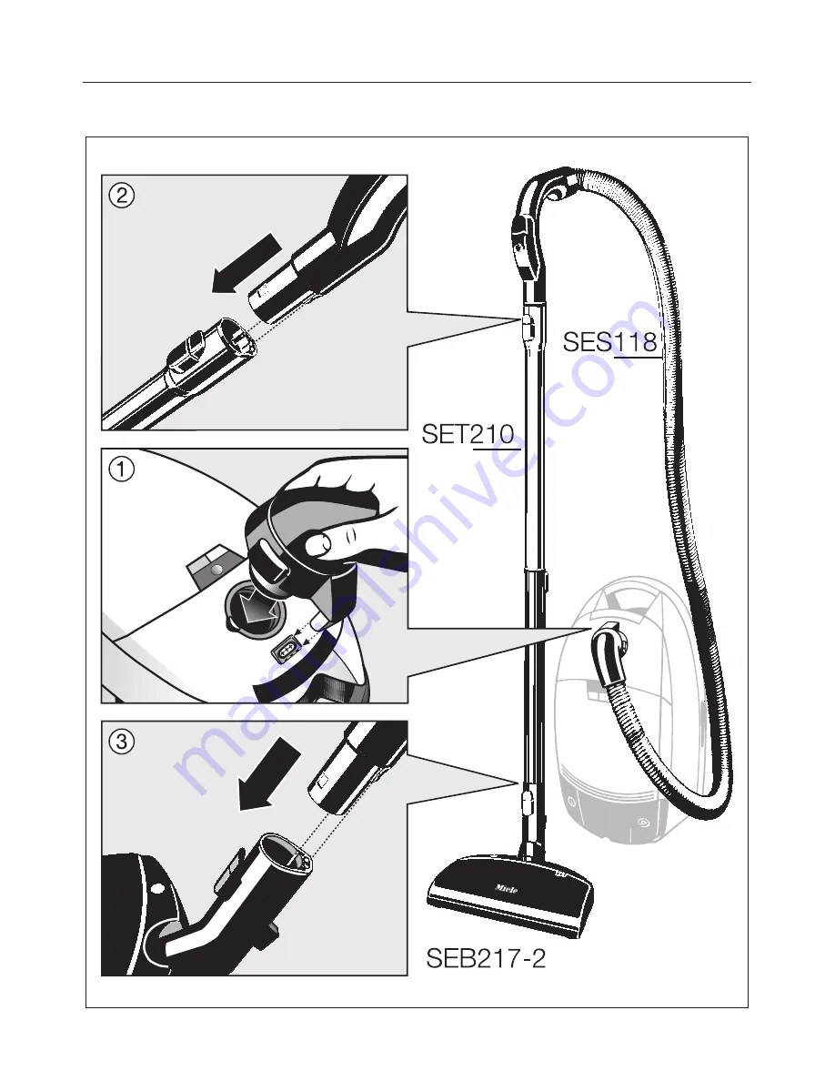 Miele SEB 213 - ANNEXE 561 Operating Instructions Manual Download Page 33