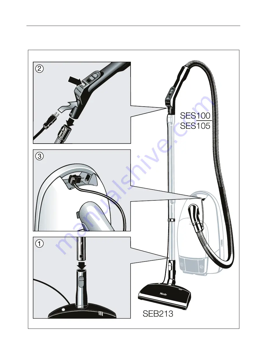 Miele SEB 213 Operating Instructions Manual Download Page 56