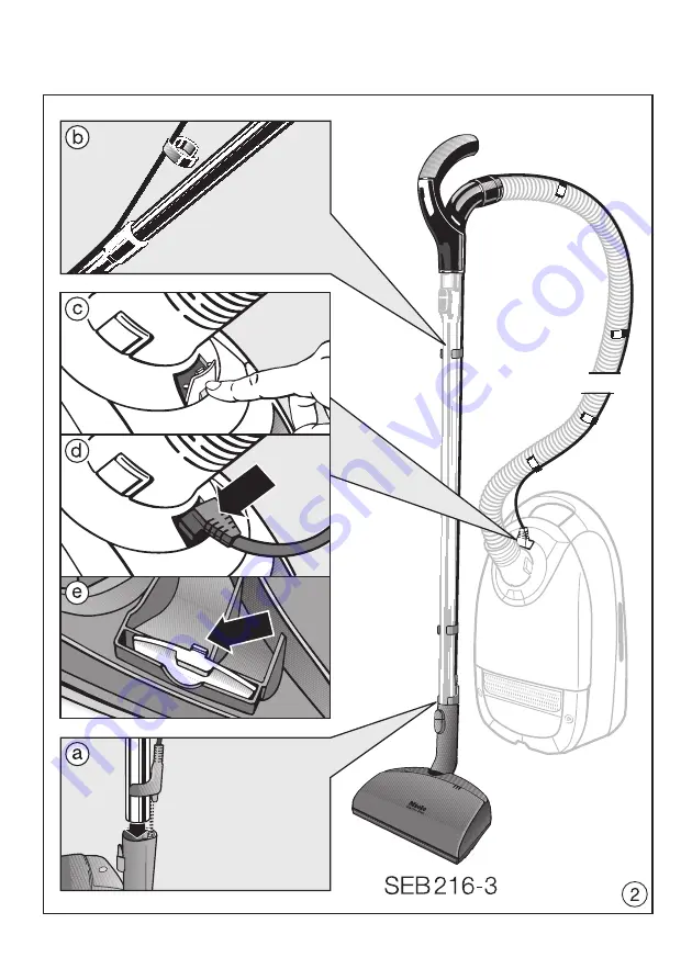 Miele SEB 216-3 Operating Instructions Manual Download Page 75