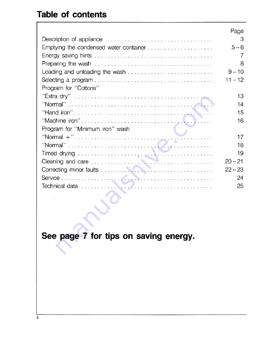 Miele T 1052 C Operating Manual Download Page 4