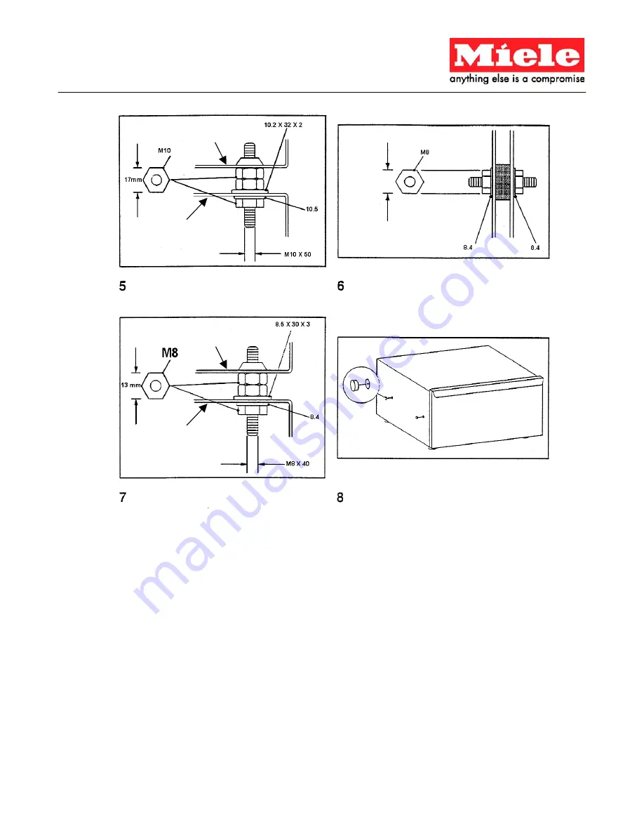 Miele T 1302  VENT ED DRYER - OPERATING Technical Information Download Page 2