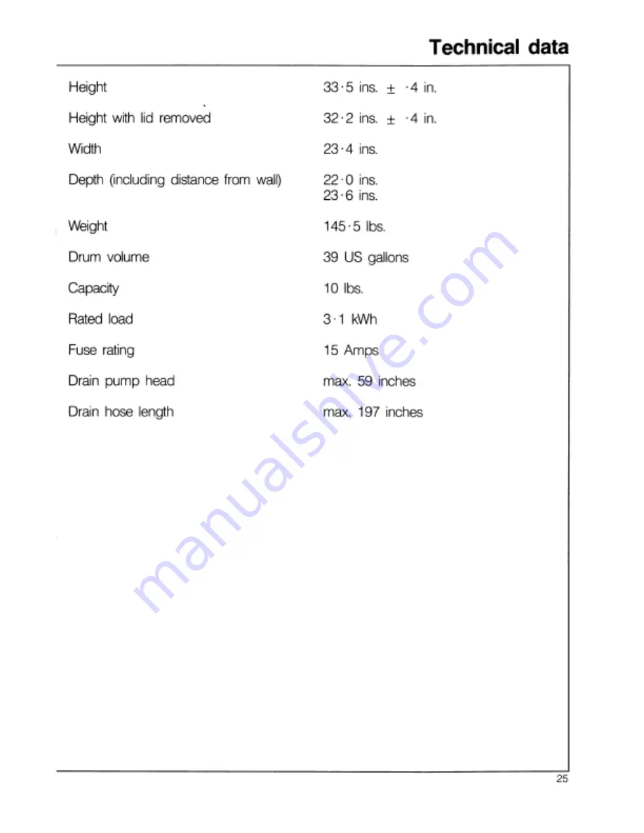 Miele T 382 C Operating Manual Download Page 25