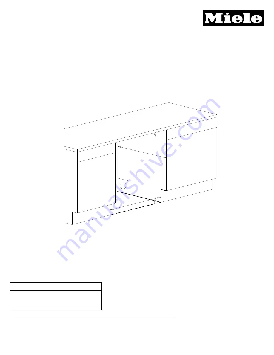 Miele T 8019 Ci Dimension Manual Download Page 4