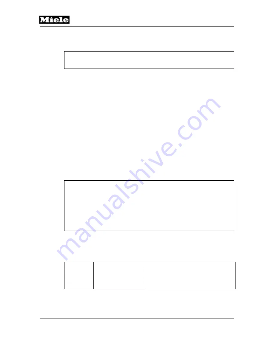 Miele TOUCHTRONIC W 4842 Technical Information Download Page 8