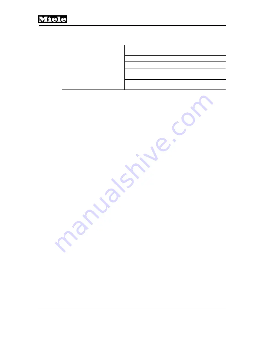 Miele TOUCHTRONIC W 4842 Technical Information Download Page 28