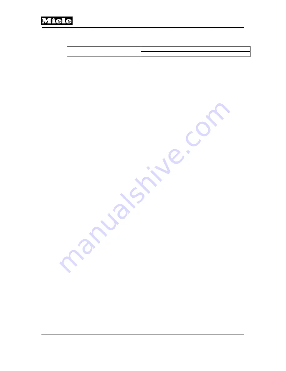 Miele TOUCHTRONIC W 4842 Technical Information Download Page 32