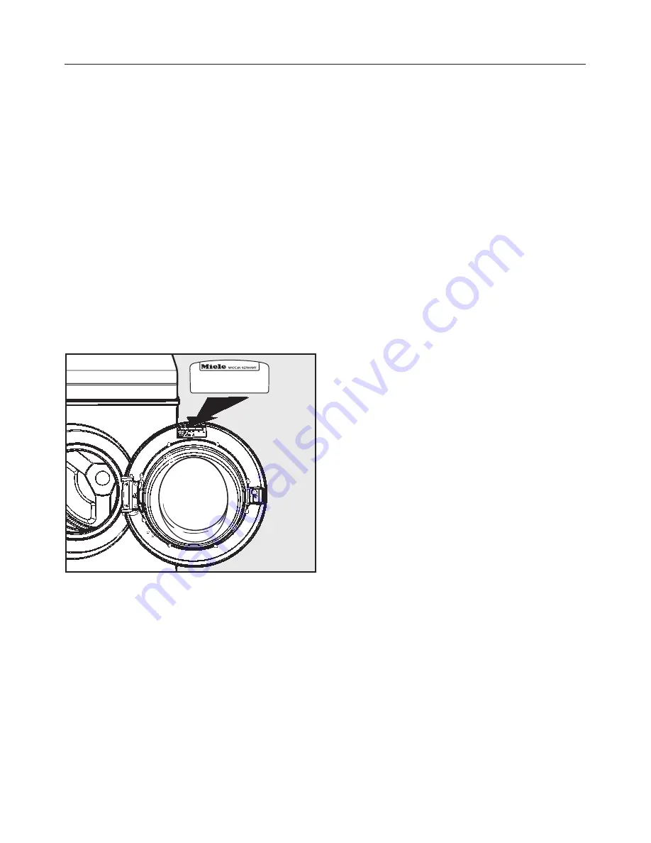 Miele W 1203 WASHING MACHINE Operating Instructions Manual Download Page 37