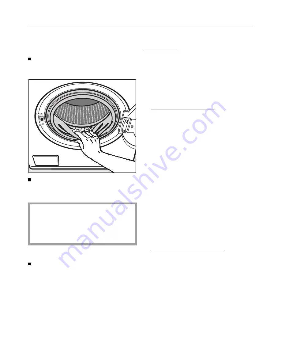 Miele W 377 WPS Operating Instructions Manual Download Page 24