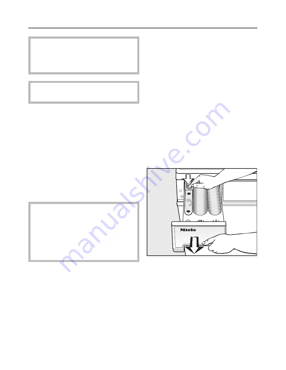 Miele W 3923 WPS Operating Instructions Manual Download Page 38