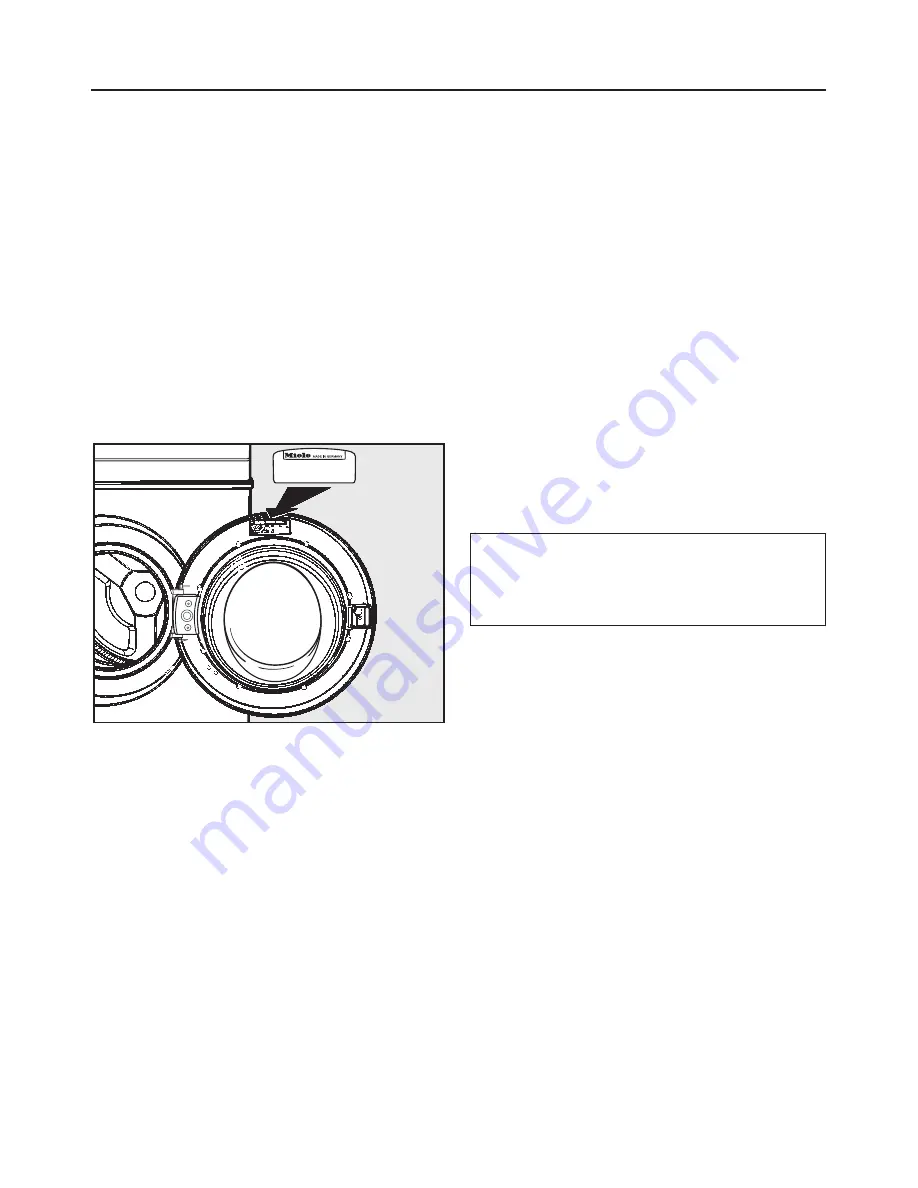 Miele W 3923 WPS Operating Instructions Manual Download Page 49