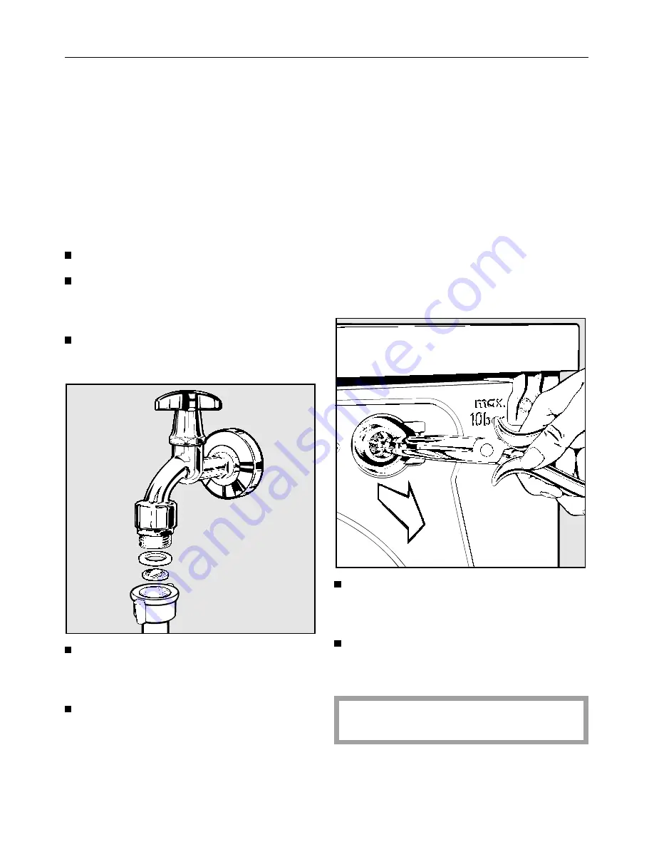 Miele W 906 Operating Instructions Manual Download Page 28