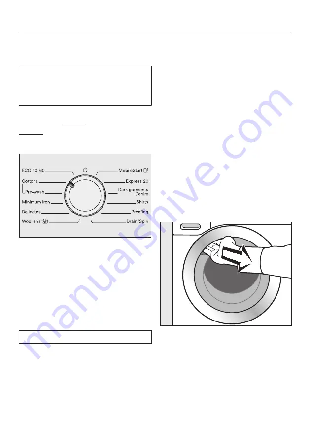 Miele WED 665 Excellence Скачать руководство пользователя страница 20