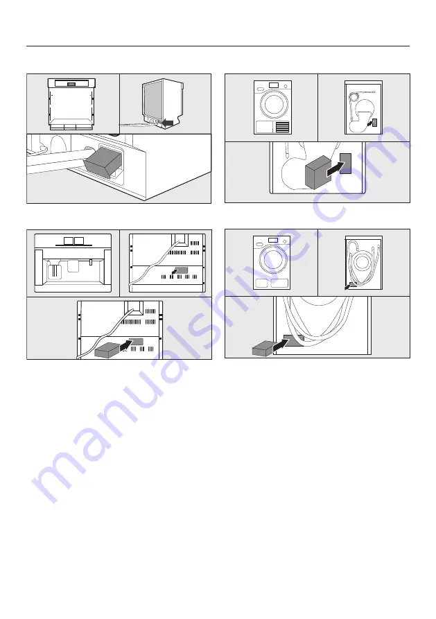 Miele XKM 3100 W Fitting And Installation Instructions Download Page 16