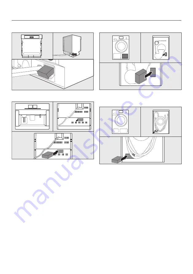 Miele XKM 3100 W Fitting And Installation Instructions Download Page 32