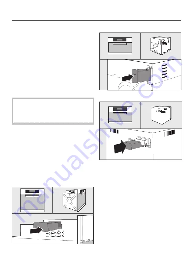 Miele XKM 3100 W Fitting And Installation Instructions Download Page 63