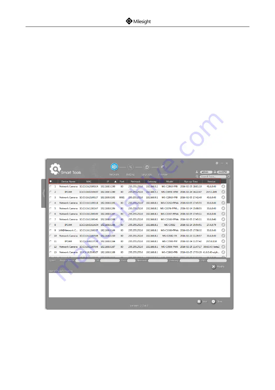 Milesight MS-C2862-FPB Quick Start Manual Download Page 42