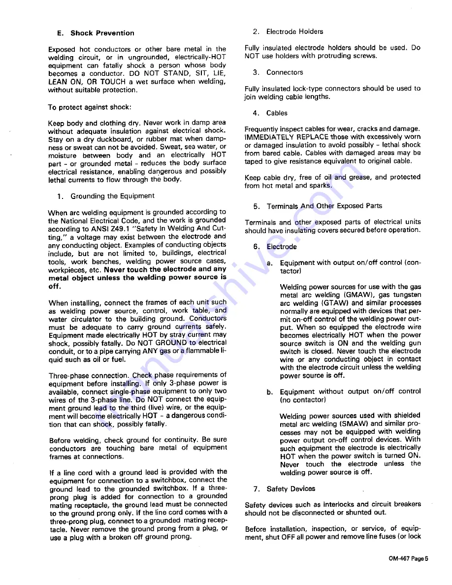 Miller Electric STARFIRE 1 Owner'S Manual Download Page 11