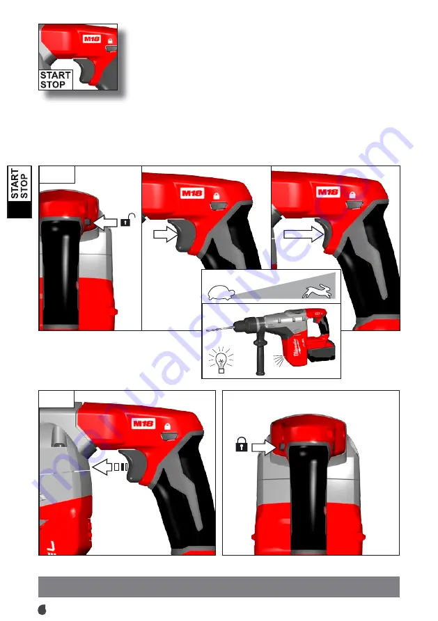 Milwaukee M18 CHM Скачать руководство пользователя страница 8