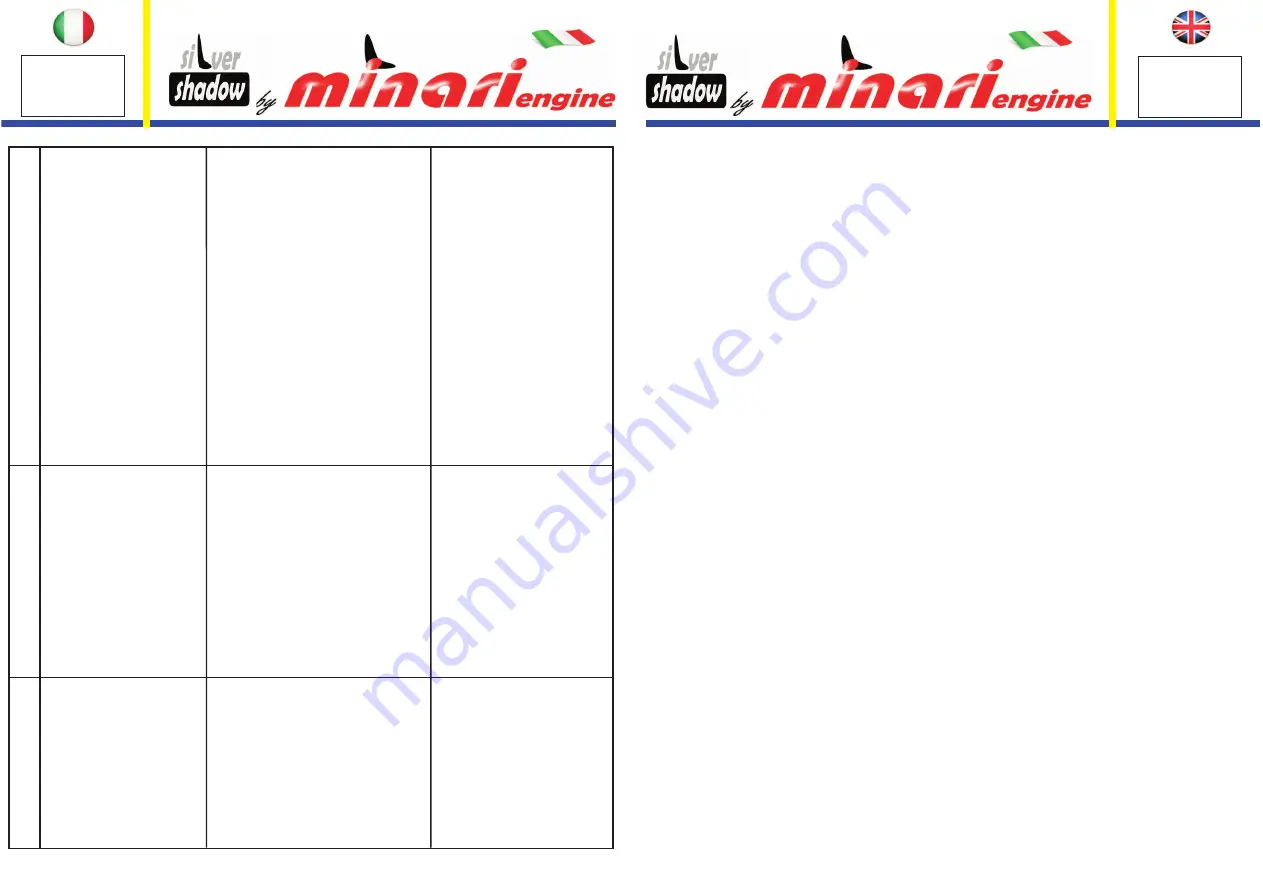 MINARI ENGINE silver shadow F1-AE User Manual Download Page 5