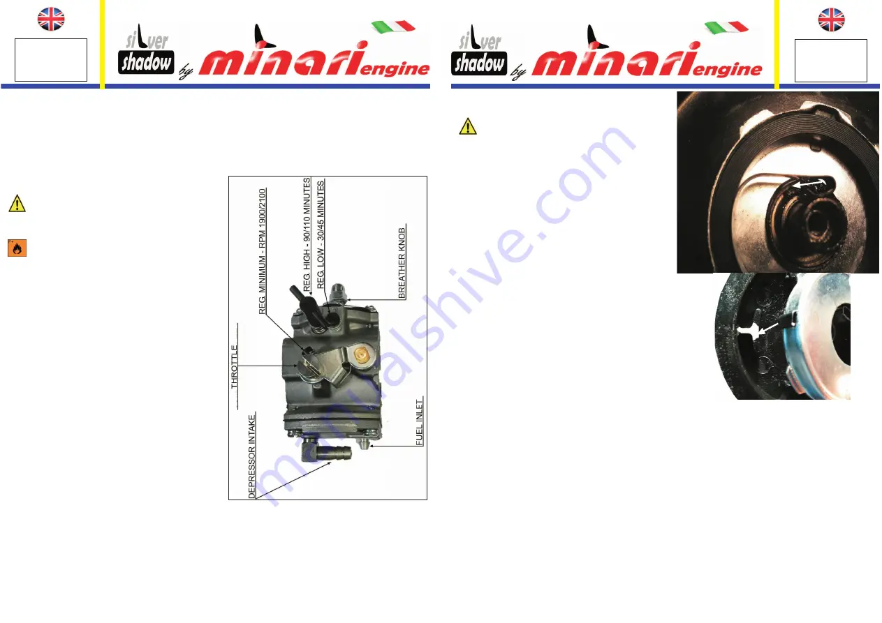 MINARI ENGINE silver shadow F1-AE User Manual Download Page 7