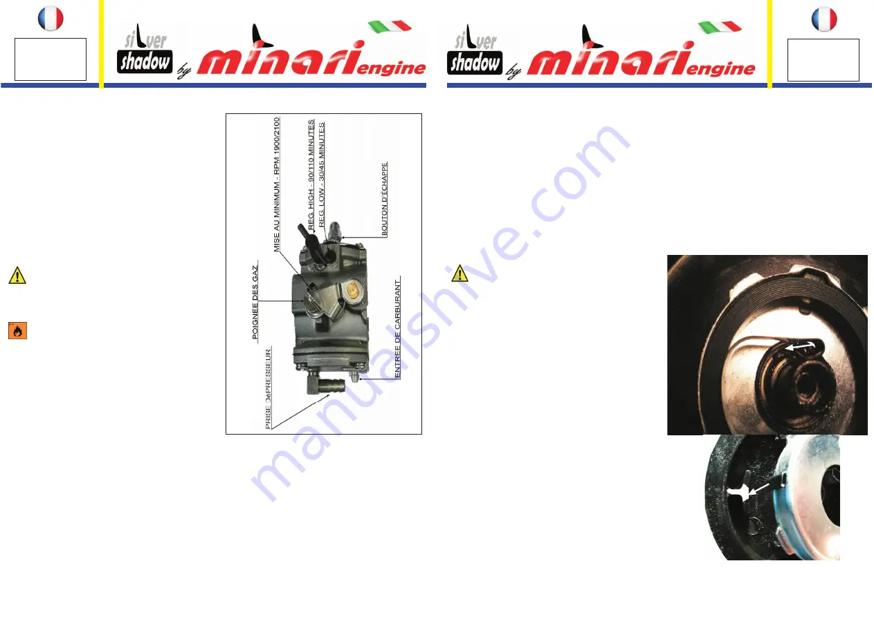 MINARI ENGINE silver shadow F1-AE User Manual Download Page 11