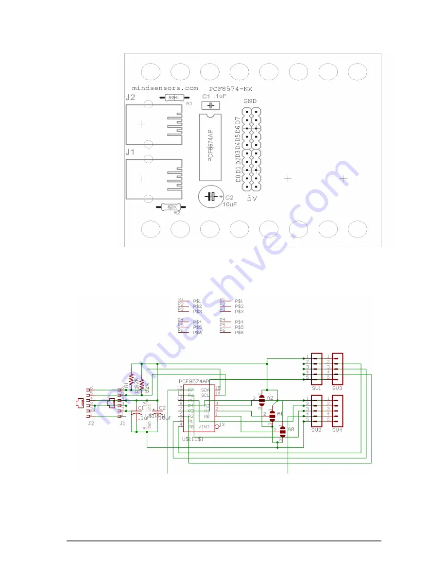 Mindsensors PCF8574-Nx User Manual Download Page 3