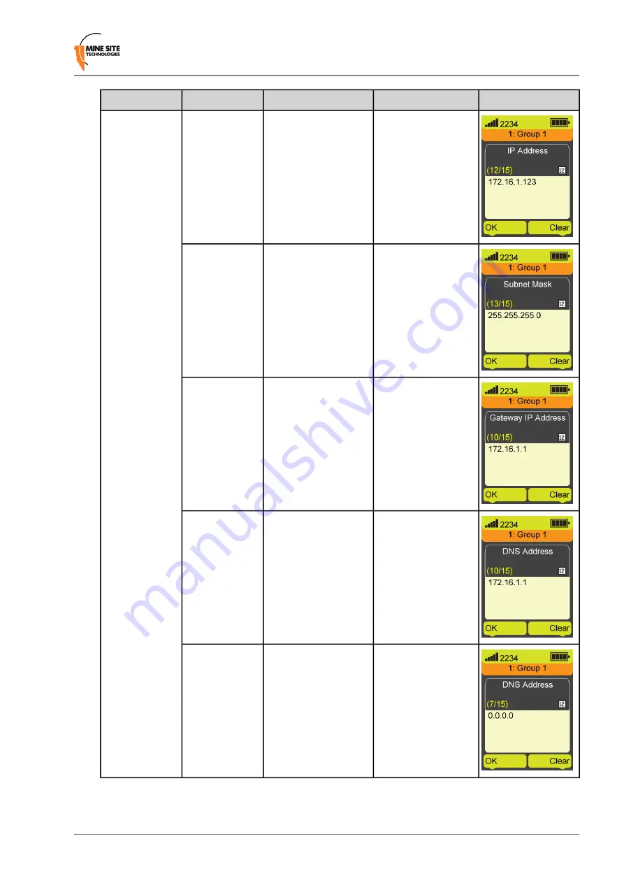 Mine Site Technologies MinePhone MP10 Administrator'S Manual Download Page 31