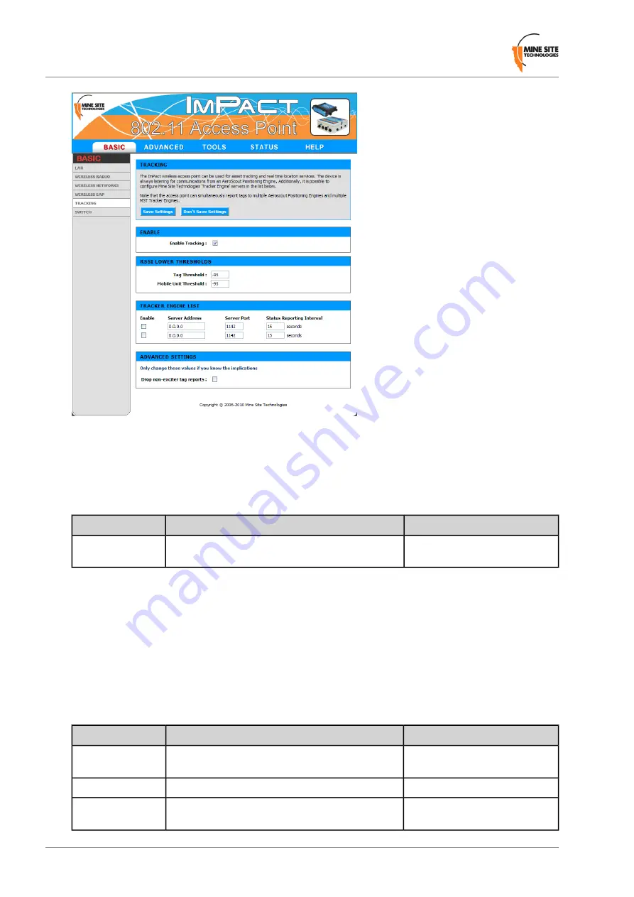 Mine Site Technologies NS50 User Manual Download Page 60