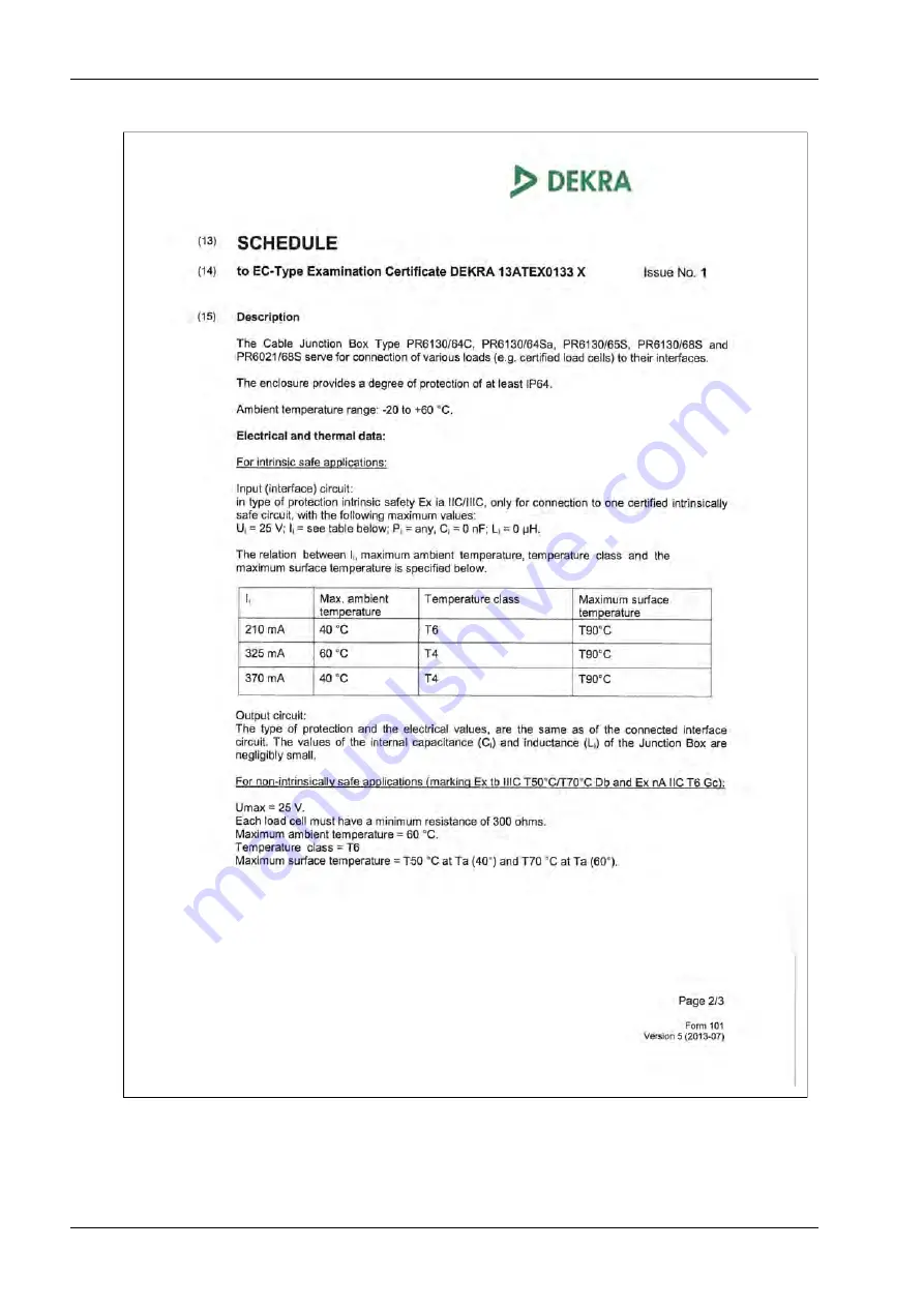 Minebea Intec PR 6130/64Sa Скачать руководство пользователя страница 26