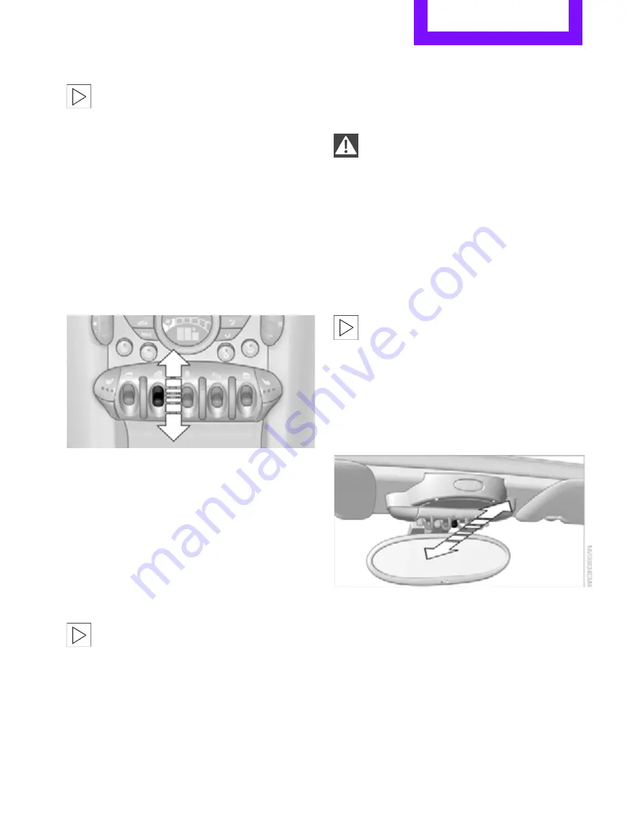 Mini COOPER S Owner'S Manual Download Page 40