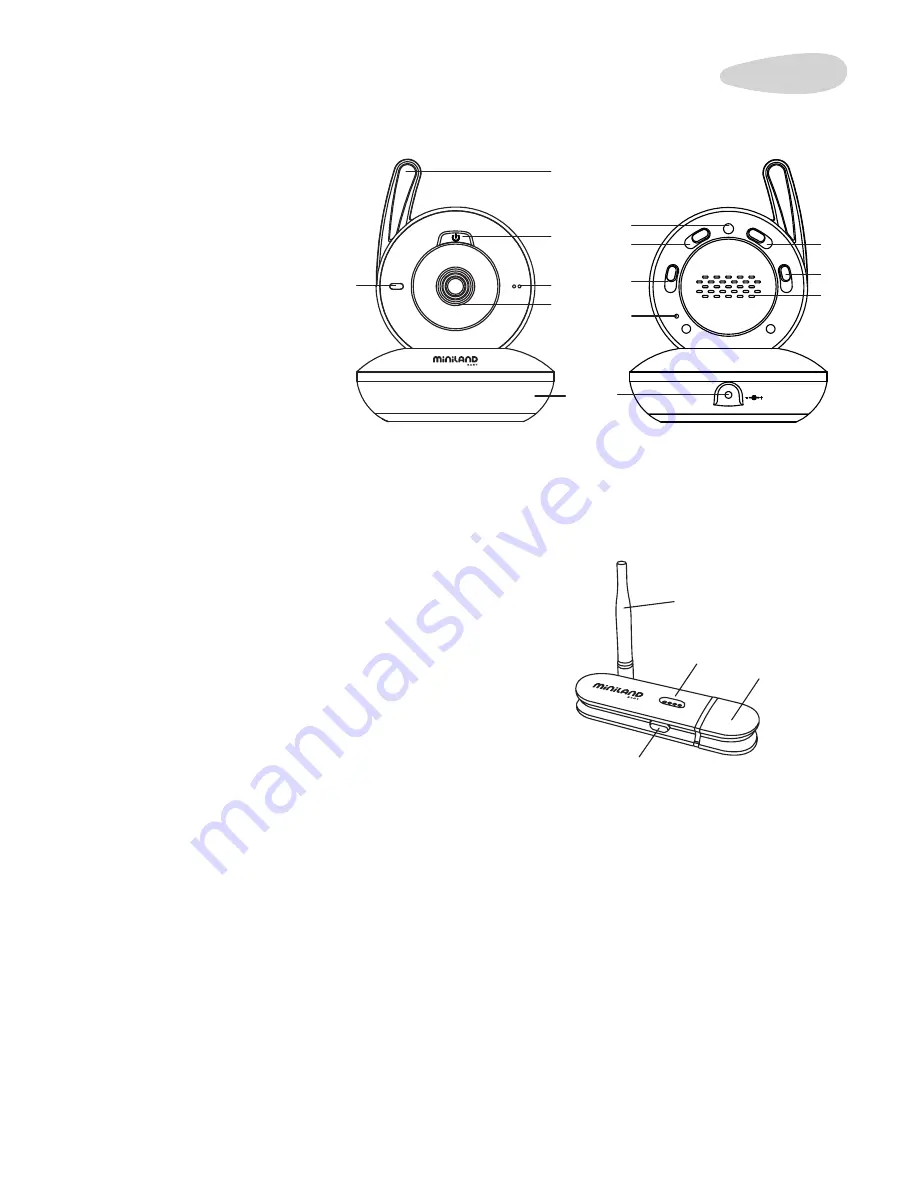 miniland baby digimonitor 8