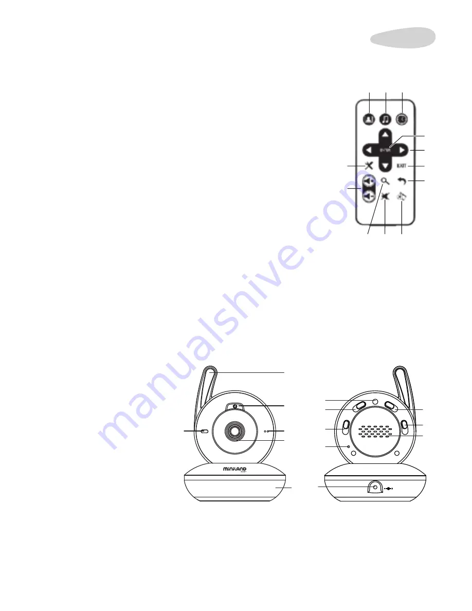 miniland baby digimonitor 8