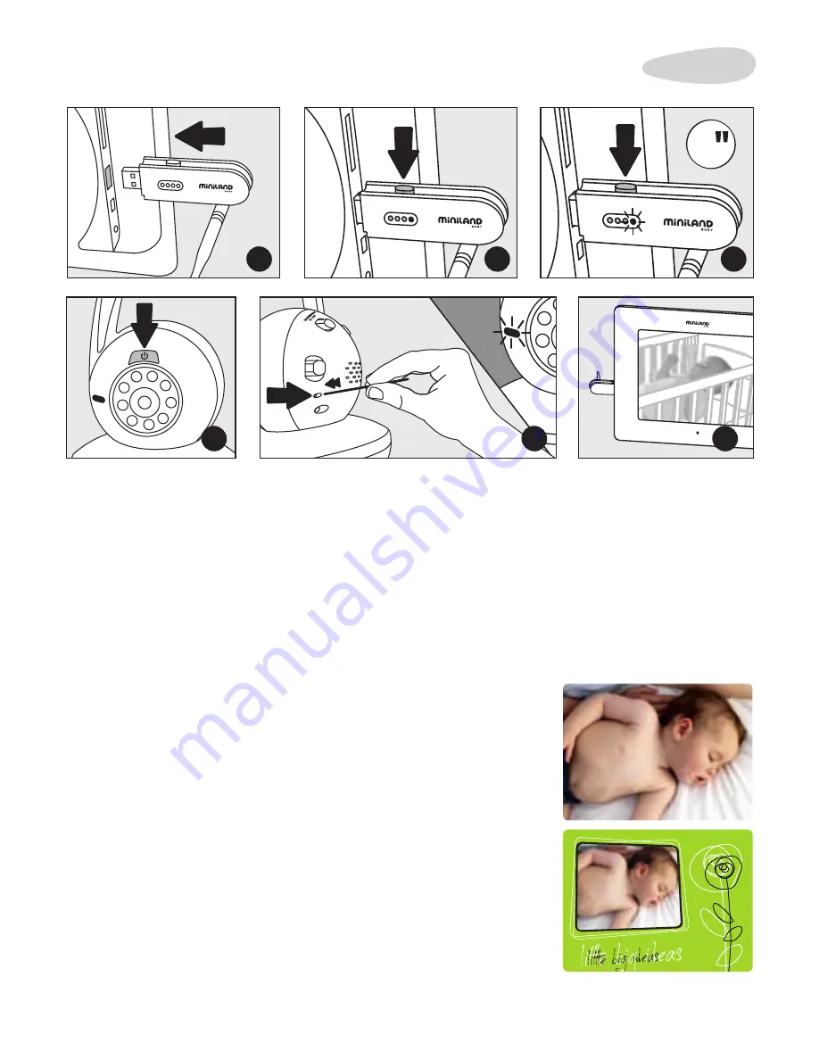 miniland baby digimonitor 8