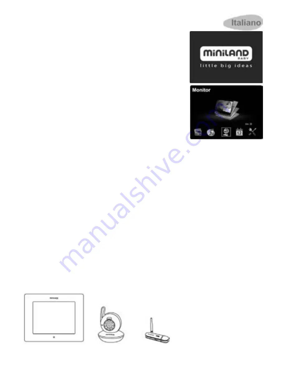 miniland baby digimonitor 8