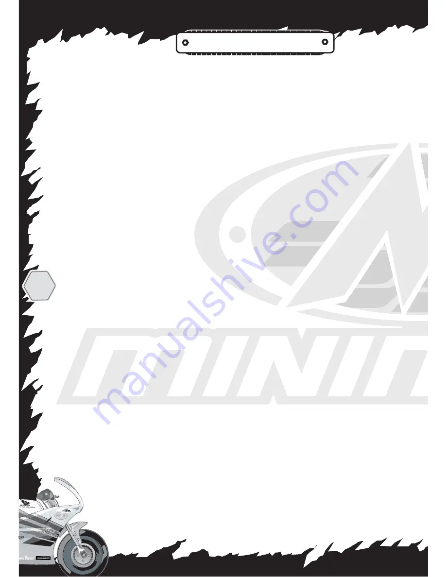 MINIMOTO Sport Racer Instruction Manual Download Page 13